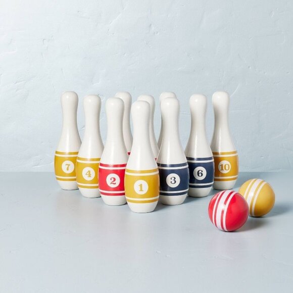 13pc Wood Lawn Bowling Set - Hearth & Hand Magnolia - Target 2023 - Picture 1 of 5
